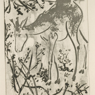 pablo picasso le cerf the doe