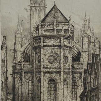 Apse of the Parish Church of St. Pierre by Edward Sharland,1915