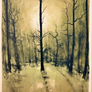 Trees in Winter by Bernard Gantner, 1961